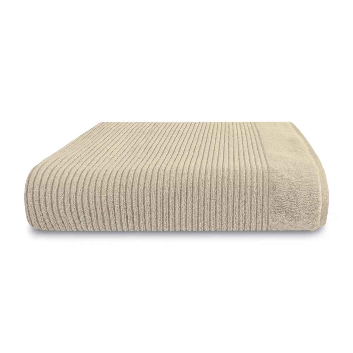 Badetuch reine baumwolle 575 g/m² uni beige Vitae stone