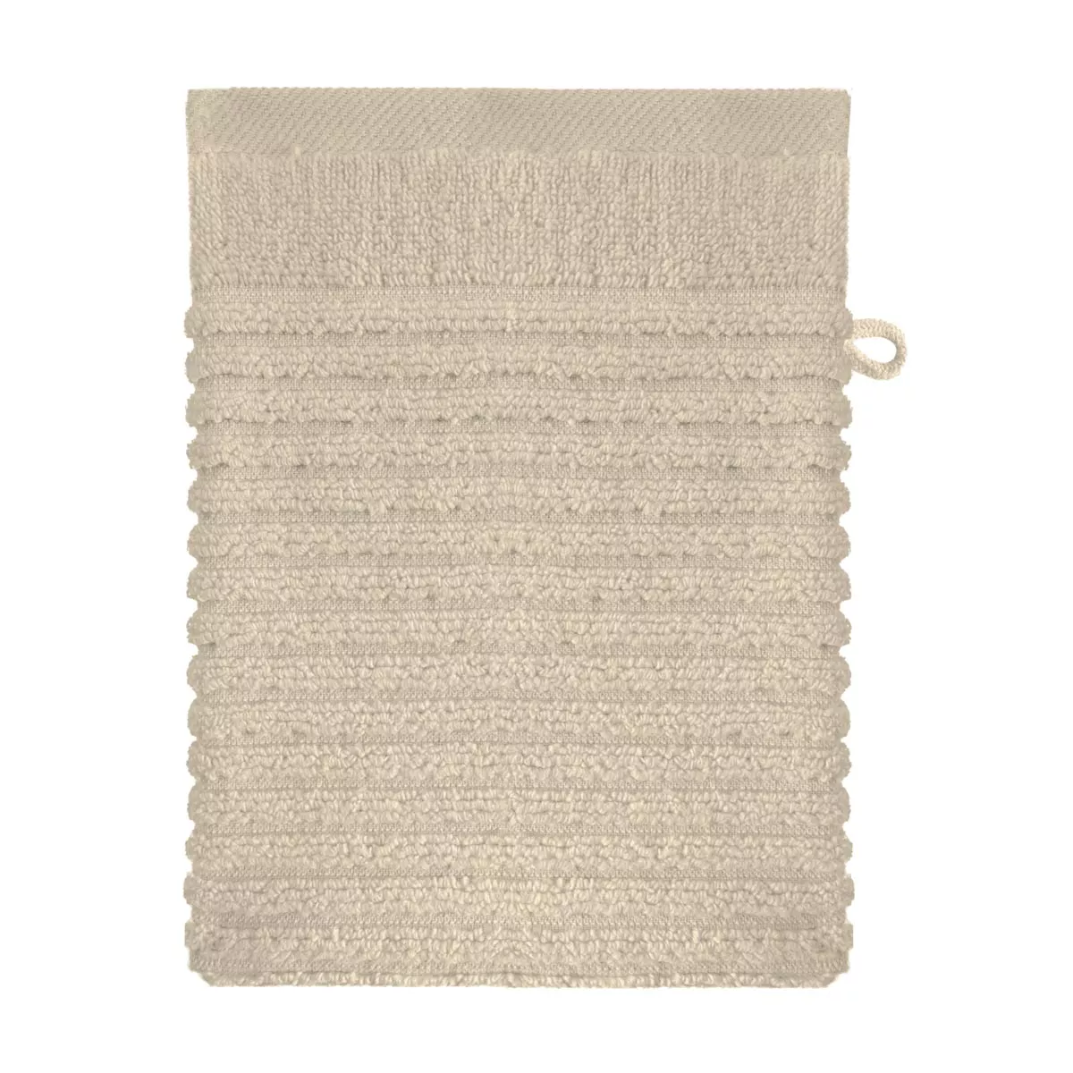 Waschandschuhe reine baumwolle 575 g/m² uni beige Vitae stone