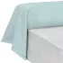 Schlummerrolle baumwollperkal uni blau La percale francaise bleu aqua
