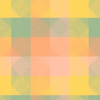 Maßgeschneiderte tischdecke reine baumwolle beschichtet 205 g/m² jacquard-muster gelb rosa Mille empreintes pastel
