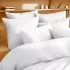 Kopfkissenbezug 100% leinen vorgewaschen 165 g/m² uni weiß Le lin lave blanc