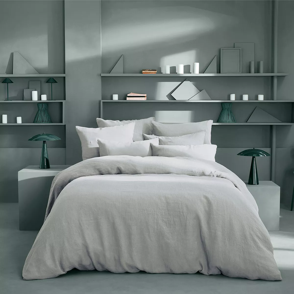 Le lin lave gris perle
