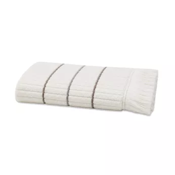 Handtuch reine baumwolle 580 g/m² tissé teint rayé violett Farniente violine