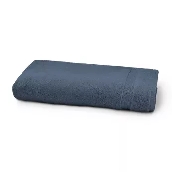 Duchtuch reine baumwolle 550 g/m² uni blau Elea bleu ardoise