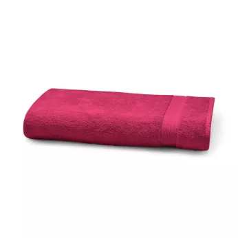 Handtuch reine baumwolle 550 g/m² uni rosa Elea fuchsia