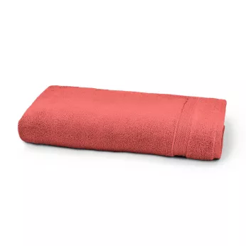 Duchtuch reine baumwolle 550 g/m² uni rosa Elea corail