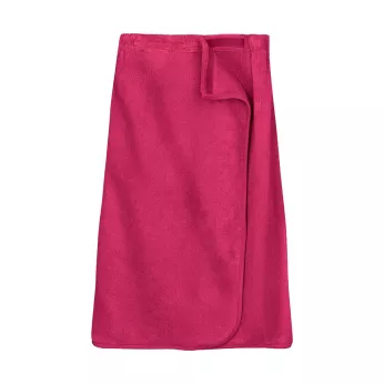 Pareo reine baumwolle 420 g/m² uni rosa Elea fuchsia