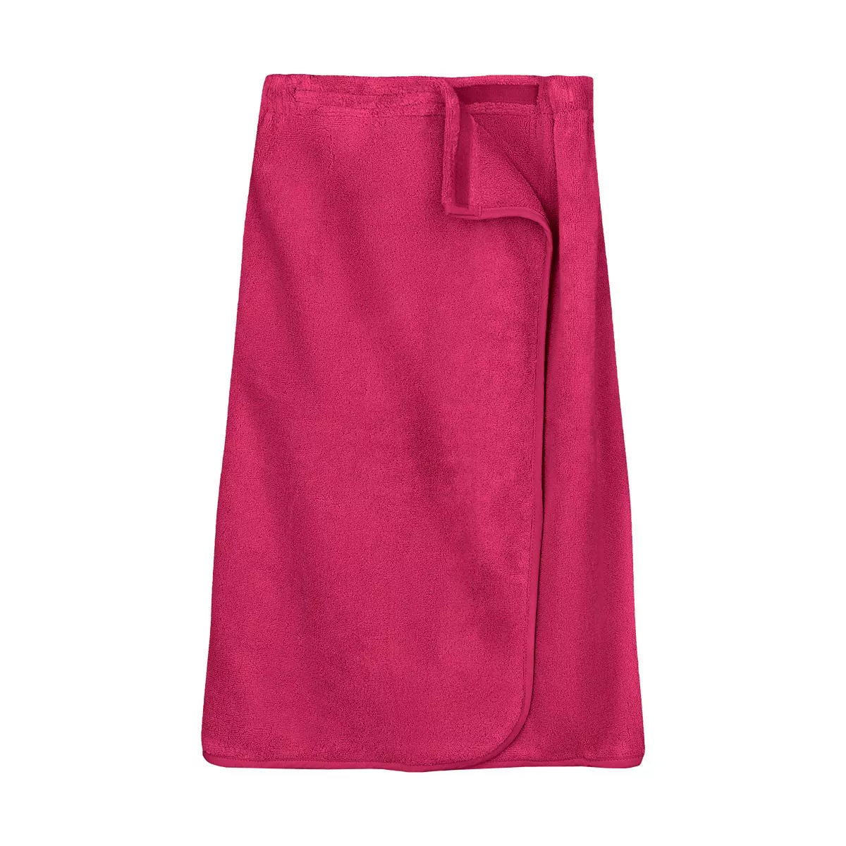 Pareo reine baumwolle 420 g/m² uni rosa Elea fuchsia