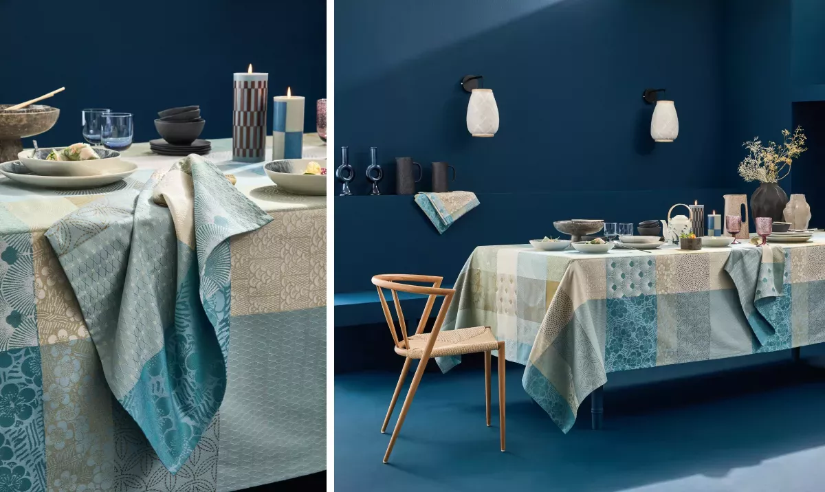 Mille Zen écume Tischdecke