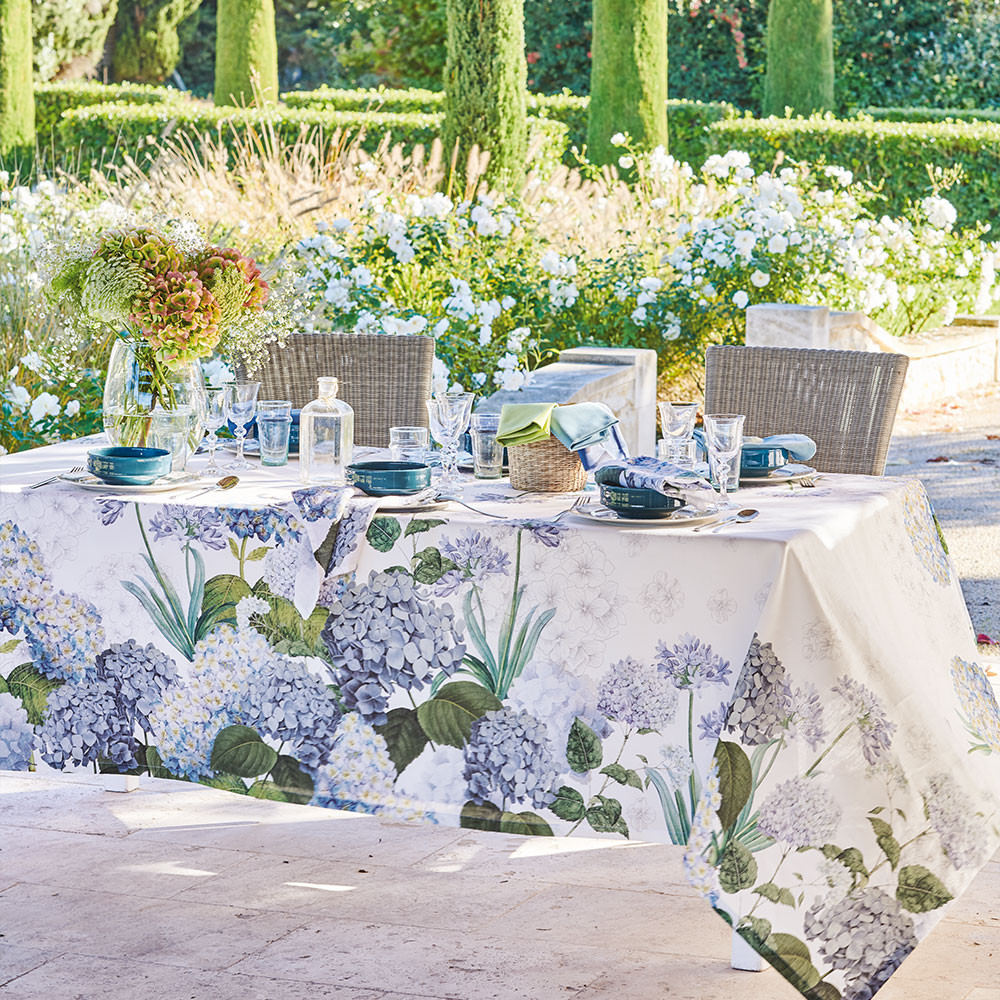 Hortensias - nappe Jardin de Bretagne - Garnier-Thiebaut